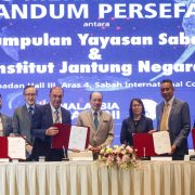 Majlis Menandatangani Memorandum Persefahaman antara Kumpulan Yayasan Sabah & Institut Jantung Negara