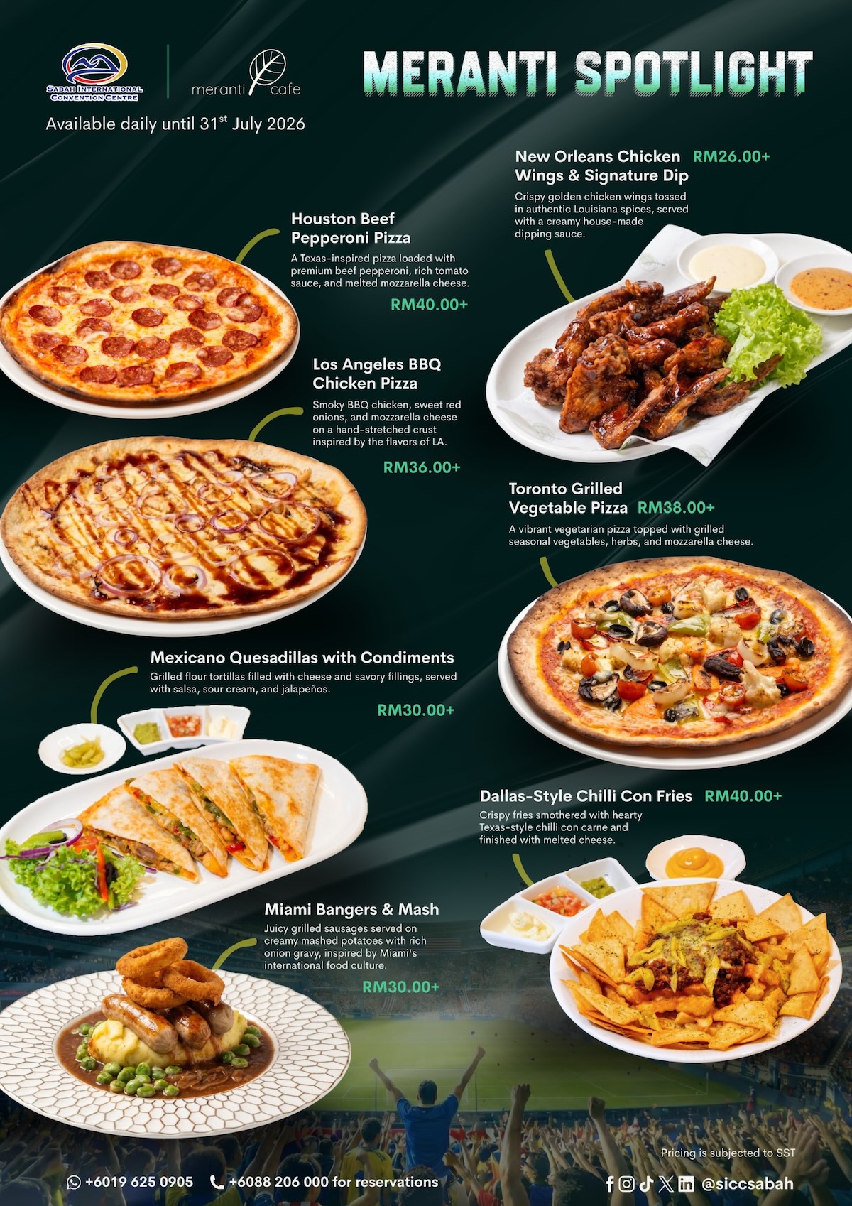 Football Season 2026 (Food)